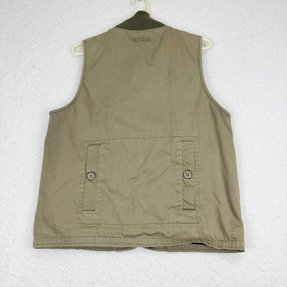 10‎ Deep Shooting Hunting Vest Mens Medium Green/Brown